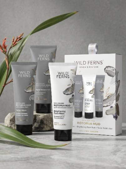 Wild Ferns Rotorua Mud Gift Set Renew & Restore